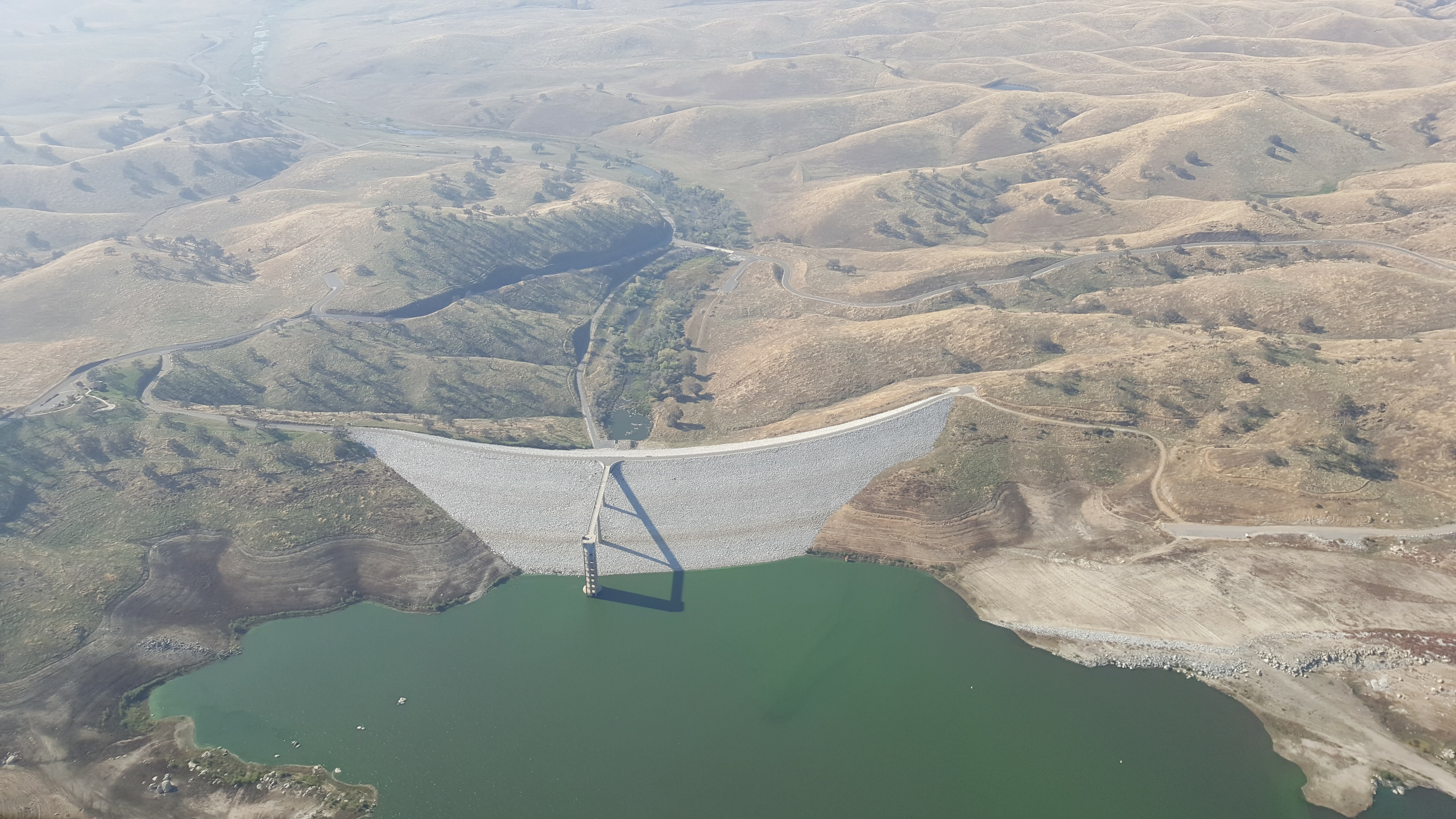 A reservoir in California