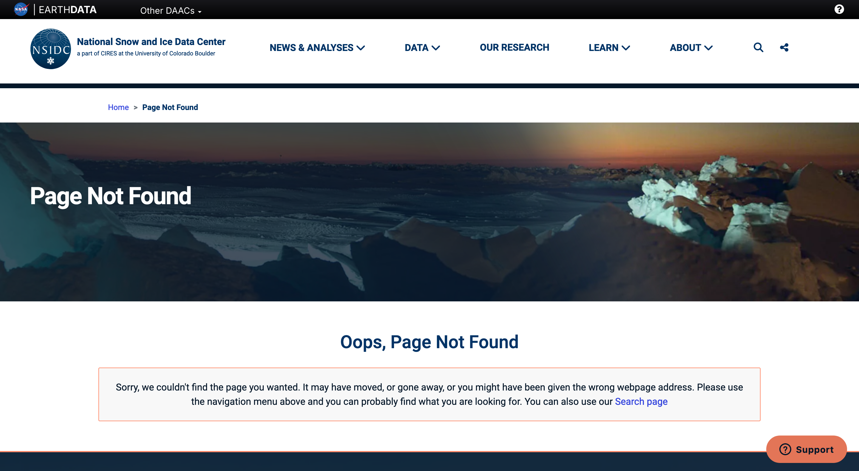 MODIS cryosphere products